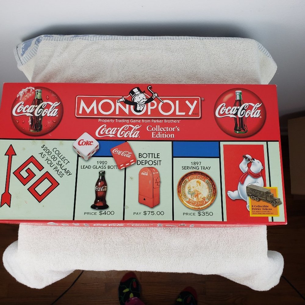 Parker Bros Coca Cola Collector's Edition Monopoly